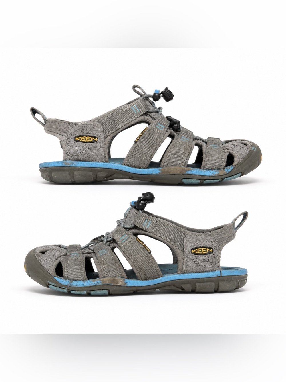 KEEN Cypress Women’s Size 5 Gray Blue Waterproof Hiking Sandals
